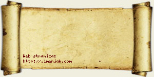 Milana Stojmenović vizit kartica